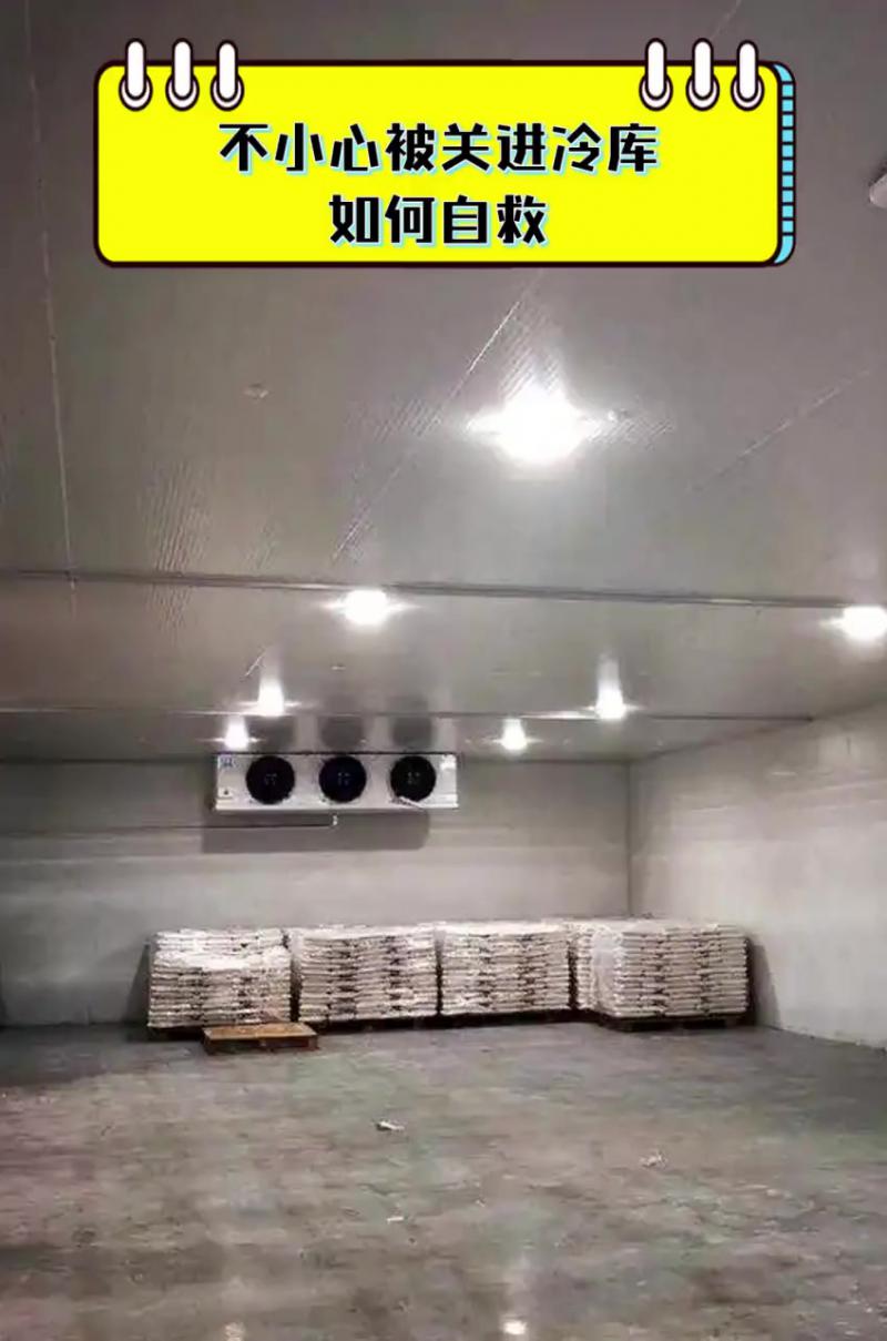 不慎被關進冷庫如何自救？